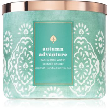 Bath & body works autumn adventure lumânare parfumată cu uleiuri esentiale i.
