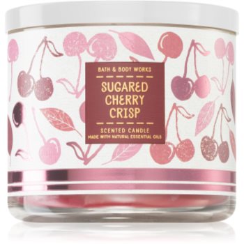 Bath & body works sugared cherry crisp lumânare parfumată