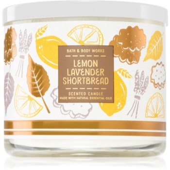 Bath & Body Works Lemon Lavender Shortbread lumânare parfumată