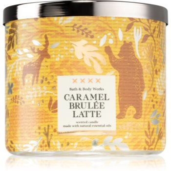 Bath & Body Works Caramel Brulée Latee lumânare parfumată