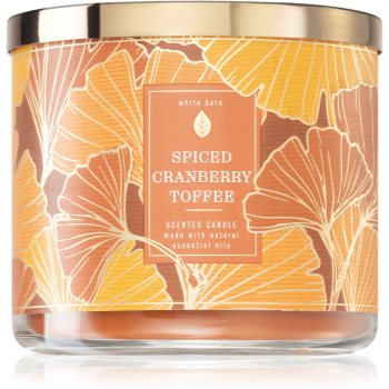 Bath & Body Works Spiced Cranberry Toffee lumânare parfumată Bath imagine noua