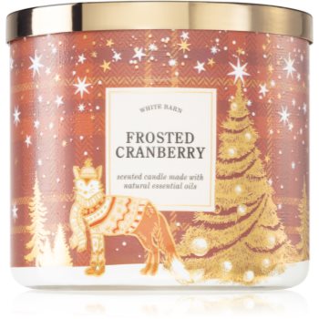 Bath & body works frosted cranberry lumânare parfumată i.