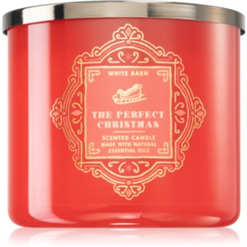 Bath & Body Works The Perfect Christmas lumânare parfumată cu uleiuri esentiale