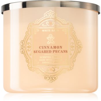 Bath & body works cinnamon sugared pecans lumânare parfumată
