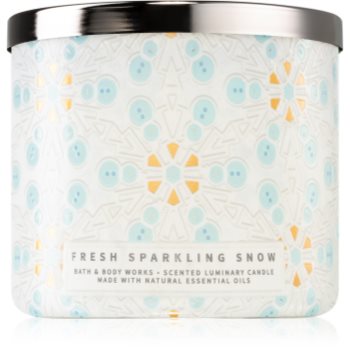 Bath & Body Works Fresh Sparkling Snow lumânare parfumată Bath imagine noua