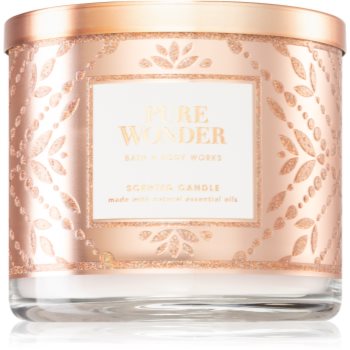 Bath & body works pure wonder lumânare parfumată