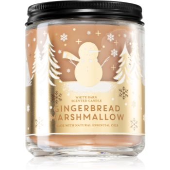 Bath & body works gingerbread marshmallow lumânare parfumată i.