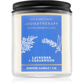 Bath & Body Works Lavender and Cedarwood lumânare parfumată