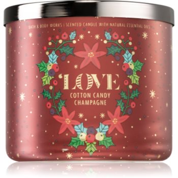 Bath & body works cotton candy champagne lumânare parfumată