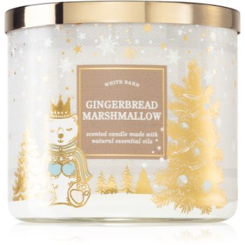 Bath & body works gingerbread marshmallow lumânare parfumată