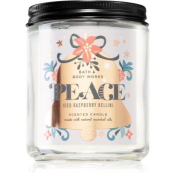 Bath & body works iced raspberry bellini lumânare parfumată i.