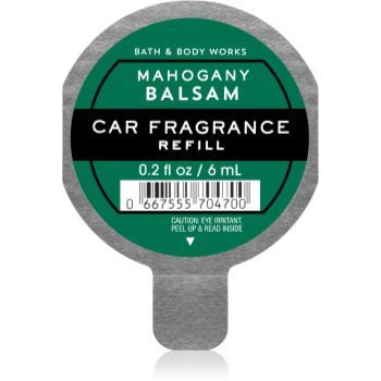 Bath & body works mahogany balsam parfum pentru masina refil