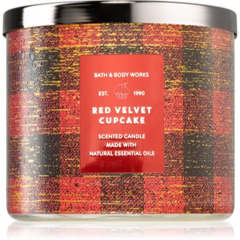 Bath & Body Works Red Velvet Cupcake lumânare parfumată