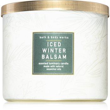 Bath & Body Works Iced Winter Balsam lumânare parfumată
