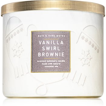 Bath & Body Works Vanilla Swirl Brownie lumânare parfumată Online Ieftin Bath