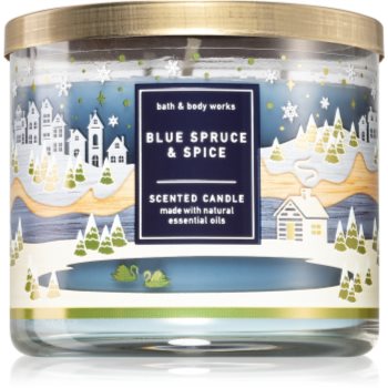 Bath & Body Works Blue Spruce & Spice lumânare parfumată