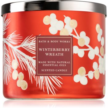 Bath & Body Works Winterberry Wreath lumânare parfumată Bath imagine noua