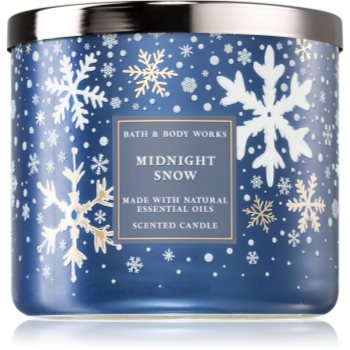Bath & body works midnight snow lumânare parfumată