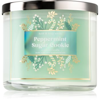 Bath & Body Works Peppermint Sugar Cookie lumânare parfumată I. Bath & Body Works imagine noua 2022