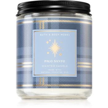 Bath & body works palo santo lumânare parfumată cu uleiuri esentiale i.