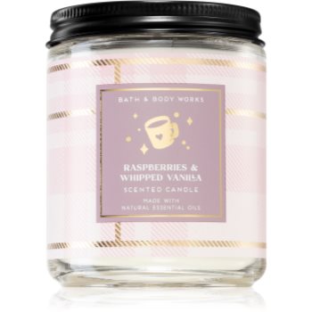 Bath & body works raspberries & whipped vanilla lumânare parfumată
