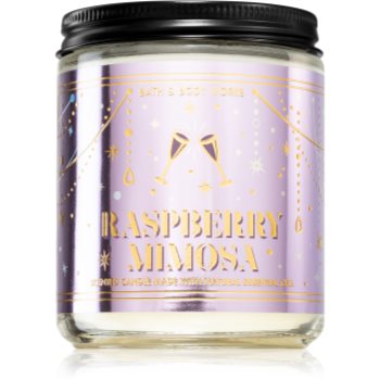 Bath & body works raspberry mimosa lumânare parfumată