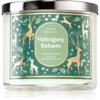 Bath & body works mahogany balsam lumânare parfumată ii.