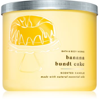 Bath & Body Works Banana Bundt Cake lumânare parfumată