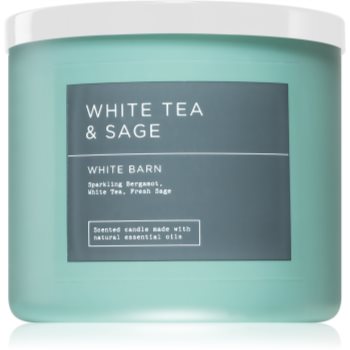 Bath & Body Works White Tea & Sage lumânare parfumată Bath imagine noua