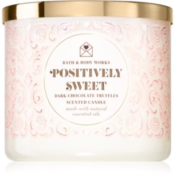 Bath & body works dark chocolate truffles lumânare parfumată
