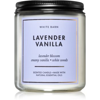 Bath & body works lavender vanilla lumânare parfumată i.