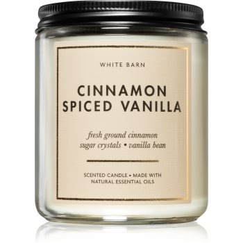 Bath & Body Works Cinnamon Spiced Vanilla lumânare parfumată Bath imagine noua