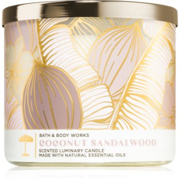 Bath & Body Works Coconut Sandalwood lumânare parfumată