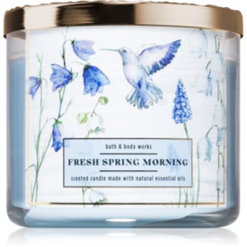 Bath & body works fresh spring morning lumânare parfumată i.