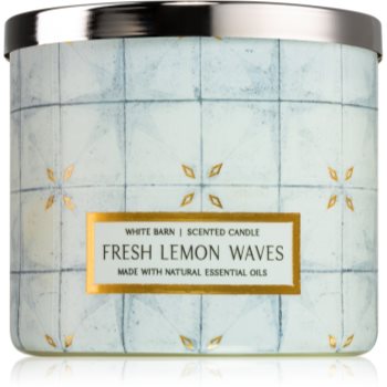 Bath & Body Works Fresh Lemon Waves lumânare parfumată BATH