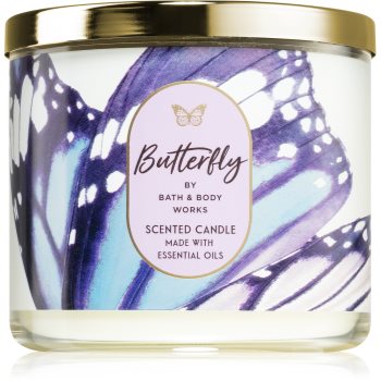 Bath & body works butterfly lumânare parfumată i.