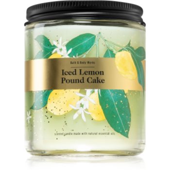 Bath & body works iced lemon pound cake lumânare parfumată
