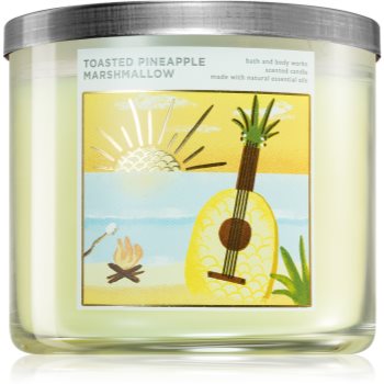 Bath & Body Works Toasted Pineapple Marshmallow lumânare parfumată BATH