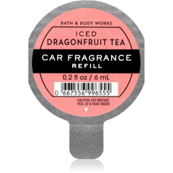 Bath & body works iced dragonfruit tea parfum pentru masina refil