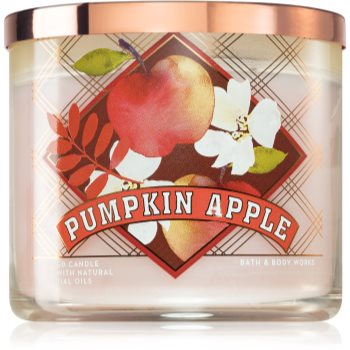 Bath & body works pumpkin apple lumânare parfumată v.