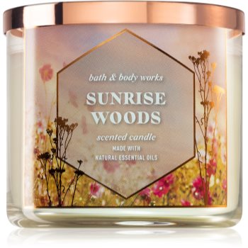 Bath & Body Works Sunrise Woods lumânare parfumată Bath imagine noua