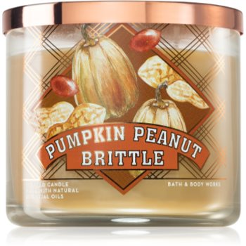 Bath & Body Works Pumpkin Peanut Brittle lumânare parfumată