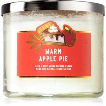 Bath & Body Works Warm Apple Pie lumânare parfumată I.