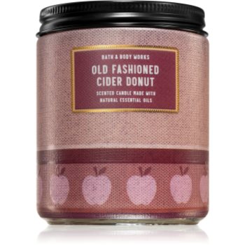 Bath & body works old fashioned cider donut lumânare parfumată ii.