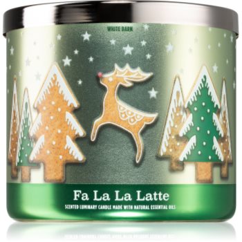 Bath & body works fa la la la latte lumânare parfumată i.