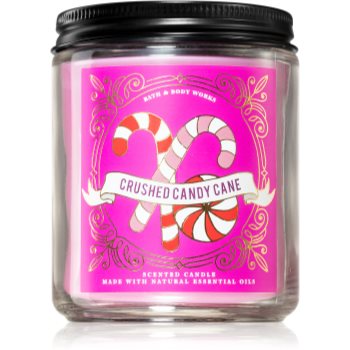 Bath & Body Works Crushed Candy Cane lumânare parfumată I.