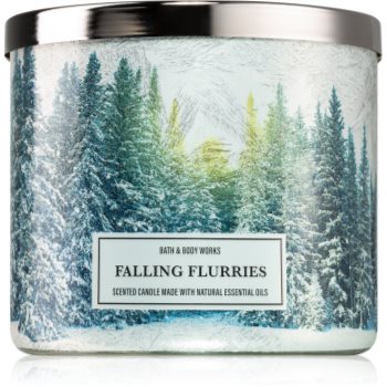 Bath & body works falling flurries lumânare parfumată i.