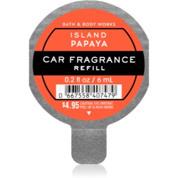 Bath & Body Works Island Papaya parfum pentru masina Refil