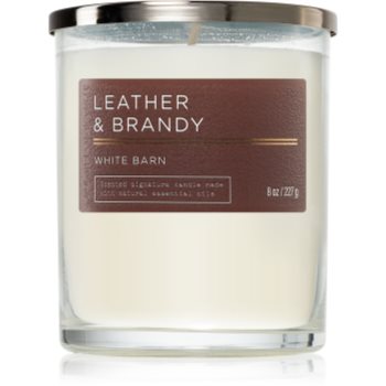 Bath & Body Works Leather & Brandy lumânare parfumată