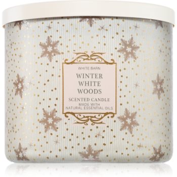 Bath & Body Works Winter White Woods lumânare parfumată